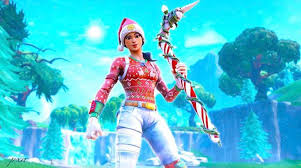 The woman is prepared for christmas, so she is wearing a christmas red hat with a white pompom. Looks Clean Freetoedit Thumbnail Nogops Fortnite Aura Gamer Pics Best Gaming Wallpapers Gaming Wallpapers