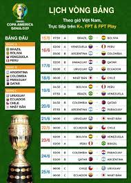 The 2021 copa américa will be the 47th edition of the copa américa, the international men's football championship organized by south america's football ruling body conmebol. Lá»ch Thi Ä'áº¥u Copa America 2019 Thá» Thá»©c Va Luáº­t Thi Ä'áº¥u Sáº½ Tháº¿ Nao Ttvh Online