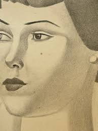 Everett Gee Jackson Lithograph His Wise Eileen Drwyer Antique Portrait  Listed