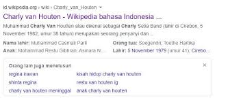 Tinggal colok ke listrik tanpa. Nama Lahirnya Diubah Di Wikipedia Charly Van Houtten Kesal Dituding Sengaja Ganti Nama Biar Keren