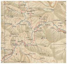 Topographic map of the Survey of India ...