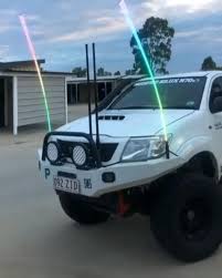 Super Bright 2pack Heavy Duty Barrel Spring Mounting Base 6ft 5ft 4ft 3ft 2ft Rgb Chasing Led Whips Lights Led Safety Light Video Video Cool Truck Accessories Safety Lights Truck Lights