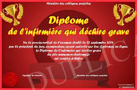 Le Ministere Des Collegues Parfaites Decerne Le Diplome De L Infirmiere Qui Dechire Grave Le 22 Sept 30 Ans De Mariage Anniversaire 13 Ans Joyeuse Anniversaire