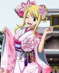 Cutest Fairy Tail Kimono❣(Erza vs Lucy) - anime dễ thương - fanpop