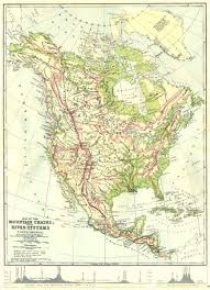 American Mountains Maps North America Map Mountain Chains