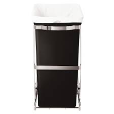 Quick highlights how cool is that? Pull Out Trash Can Simplehuman Black 8 Gal Under The Counter Pull Out Trash Can The Container Store