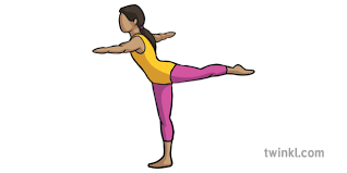 Gimnasia ✓ te explicamos qué es la gimnasia y qué tipos de gimnasia existen. Chica En Arabesco Deporte Inverso Gimnasia Equilibrio Planit Pe Ks2