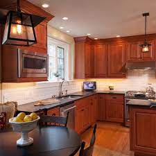 Cherry Cabinets Kitchen Design Ideas Pictures Remodel And Decor Cherry Cabinets Kitchen New Kitchen Cabinets Kitchen Cabinet Design