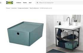 Vanity installation day was a joyous one, but not without its unique challenges. Does Anyone Know If Ikea Sells This Bathroom Vanity Shown In The Picture Of These New Storage Boxes Ikea