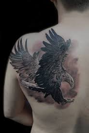 Black And White Traditional Eagle Chest Tattoo Eagle Tattoo Black And White Tattoo Eagle Tattoos Bald Eagle Tattoos Eagle Back Tattoo