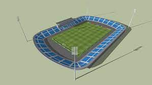 Teren fotbal in iasi, cu gazon sintetic si nocturna. Stadionul Emil Alexandrescu Poli Iasi 3d Warehouse