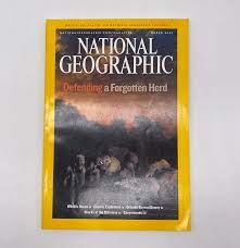 National Geographic March 2007 Defending A Forgotten Herd Paperback Book |  eBay
