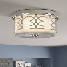 Besides good quality brands, you'll also find plenty of discounts when you shop for bathroom light during big sales. Willa Arlo Interiors Bela 2 Light 13 38 Unique Statement Drum Flush Mount Reviews Wayfair