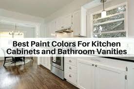 best paint colors for kitchen cabinets