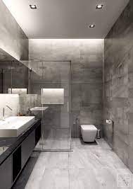 Opt for a shade that gives your bathroom exactly what it needs—whether that's contrast or congruence. Toilet Grey Small Bathroom Designs Novocom Top