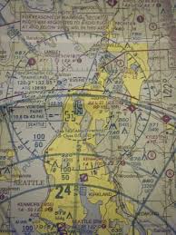 Seattle Sectional Chart Zoomed In To Paine Field Kpae