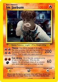 But any cards after that point feature the shadow and thicker text. Fan Makes The Got7 Pokemon Cards Got7 Amino