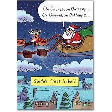 Santa S New Hybrid Sleigh Christmas Jokes Christmas Humor Corny Jokes