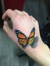50 Gorgeous Butterfly Tattoos And Their Meanings You Ll Definitely Love Butterfly Hand Tattoo 3d Butterfly Tattoo Butterfly Tattoo