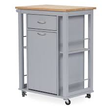 Delmi Kitchen Cart With Woodentop Light Grey Kitchens Wholesale Interiors Kitchen Cart