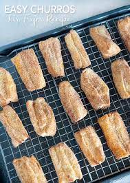 Easy Air Fryer Churros Churros Recipe Mini Dessert Recipes Puff Pastry Recipes