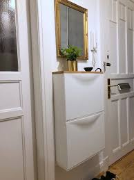 I wanted to share this tall shoe cabinet hack i just finished. 9 Tiny Entryways With Seriously Big Organization Ideas Ikea Shoe Cabinet Small Entryways Tiny Entryway