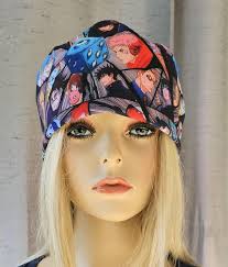 JJK Anime Dice Medical Nurse Scrub Cap With 2 Size Selections