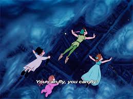 Peter Pan Gif Find Share On Giphy Peter Pan 1953 Peter Pan Wallpaper Peter Pan Disney