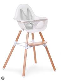 childwood evolu 2 kinderstoel 2 in 1 met beugel naturel wit high chair chair furniture