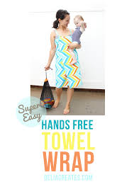 I used the hair towel wrap pattern in this article and am so happy with the result i just had to share it. Super Easy Hands Free Towel Wrap