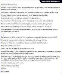 Contoh surat pribadi setengah resmi untuk mengundurkan diri. Surat Cinta Untuk Ibu Guru Ilmusosial Id