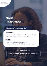 Recrutement Projeteur Dessinateur Sablux SIDERA