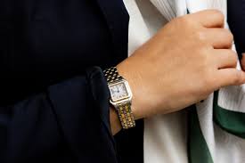 No battery change required and powered by all types of light. Cartier Panthere Ladies 2 Tone 2 Row Steel Gold Watch W25029b6 Cartier Watches Women Gold Watch Cartier