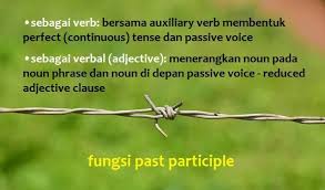 Contoh kalimat present participle dan past participle, contoh bentuk past participle, contoh pengertian fungsi dan contoh kalimat present participle adalah kata yang dibentuk dengan. Past Participle Verb 3 Pengertian Dan Contoh Kalimat Bahasa Inggris