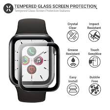 Olixar Apple Watch Series Se 6 5 4 Glass Screen Protector 44mm