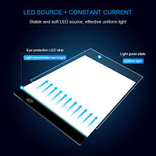 A4 Led Light Pad Tracing Digital Drawing Tablet Copy Board Painting Katamavak