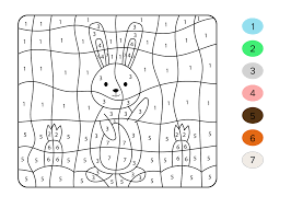 Hier zijn 25+ snoezige kleurplaten konijn voor je. Kleuren Op Nummer Pasen Tijd Met Kinderen