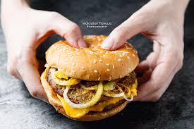Put the mushrooms, beans, garlic, oats, spices and soy sauce in a food processor with a sprinkle of salt and pepper. Burger King New Hainanese Chicken Burger Rendang Beef Burger Malaysian Flavours