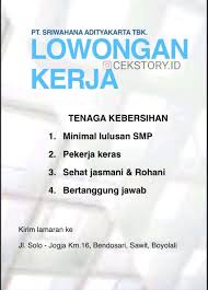 Jun 12, 2021 · lowongan pabrik tas ma. Loker Boyolali Photos Facebook