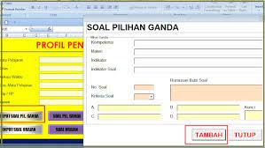 Dalam pembuatan soal bisa dikatakan mudah akan tetapi juga sulit. Download Aplikasi Pembuatan Soal Essay Dan Pg Mengunakan Excel Otomatis Situs Guru