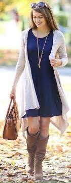 Pin By Gab Pr On Moda Navy Dress Outfits Blue Dress Outfits Swing Dresses Outfit