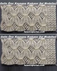 Gelin Orer Kaynana Kiskanir Sal Modelleri Baby Knitting Patterns Tig Motifleri Orgu Desenleri