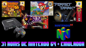 Juegos nintendo 64 roms : Nintendo 64 N64 31 Roms Emulador Windows 10 Mega Youtube