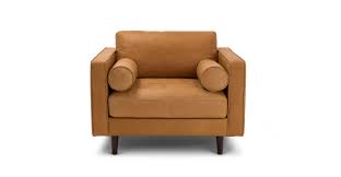 Our Most Popular Sofa Reimagined As A Large Cozy Lounge Chair This Modern Take On A Mid Century Modern Lounge Chairs Leather Chair Mid Century Modern Chair
