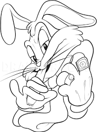 How to draw gangster bugs bunny from looney tunes. How To Draw Gangster Bugs Bunny Step By Step Drawing Guide By Dawn Dragoart Com