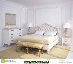 غرف نوم كلاسيك بيضاء رائعة أحلى التصميمات الكلاسيكية