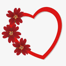 Red Heart Heart Vector Heart Shaped Heart Shaped Flowers Png Transparent Clipart Image And Psd File For Free Download Flower Frame Flower Heart Picture Frames Online