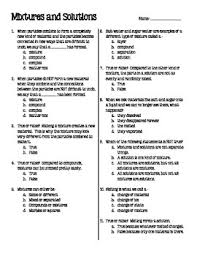 Mixtures And Solutions By Beth Wimberly Teachers Pay Teachers Solution Examples Solubility Matter Science