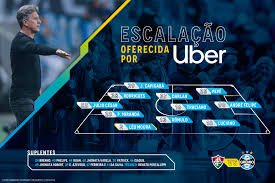 Com mais um caso de covid, a provável escalação do grêmio diante do del valle muda novamente. Gremio Fbpa A Twitteren A Uber Brasil Traz A Escalacao Do Tricolor Fluxgre Brasileirao2019 Vamostricolor