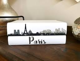 The 9 best coffee table books; Paris Decorative Book Set City Skyline Books Custom Coffee Etsy Book Decor Book Set Custom Coffee